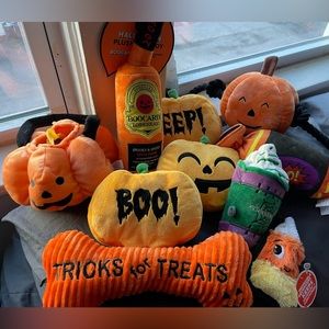 Halloween Dog Toy Bundle. All toys are new never been used. Some have the tags